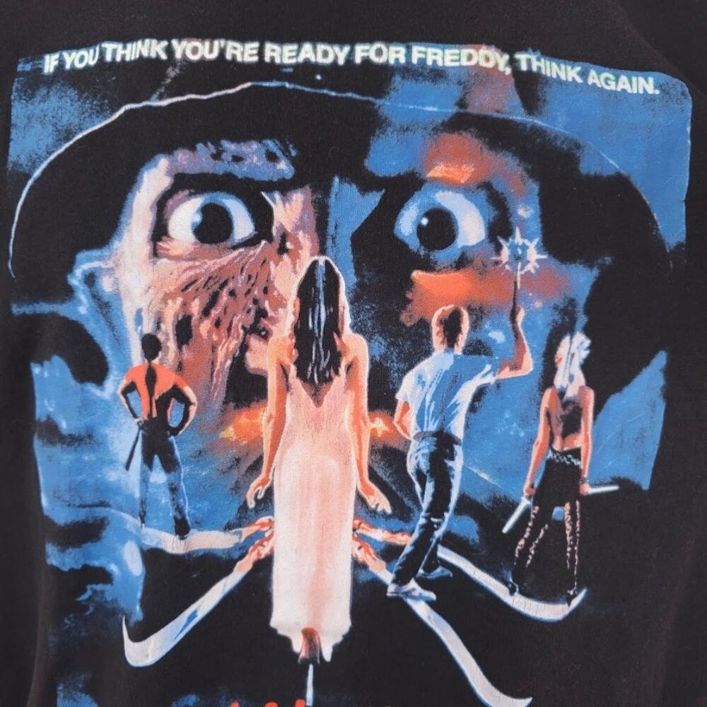 Nightmare On Elm Street 3 T Shirt Mens Size Large Black Dream Warriors Krueger - Picture 3 of 7